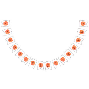 Bandeirinha Bunting Apple Personalizado