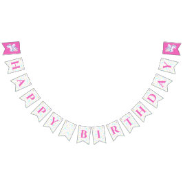 Bandeirinha Bunting Flags Happy Birthday.