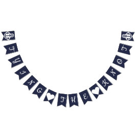 Bandeirinha Bunting Náutico do casando