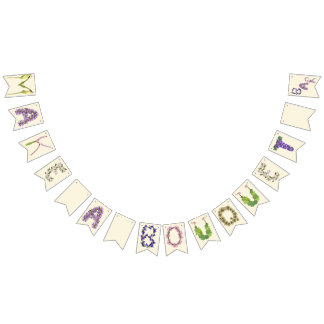 Bandeirinha Buquê - Sinal de Flor Bar Flor de Flor de Flor Sel