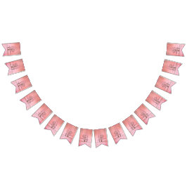 Bandeirinha Calçados cor-de-rosa Ballerina