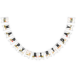 Bandeirinha Caminhões De Construção | Parte Aniversário de cri