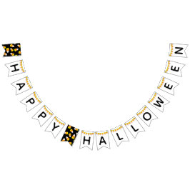 Bandeirinha Candy Corn Happy Halloween