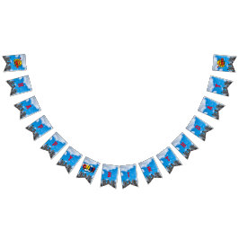 Bandeirinha Capitão Um Dercalho Feliz Aniversário