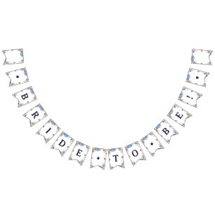 Bandeirinha Carma Floral Parisiense para ser Chá de panela