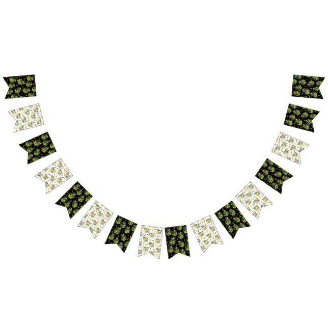 Bandeirinha Carnaval Festivo de Mardi Gras (Todos)