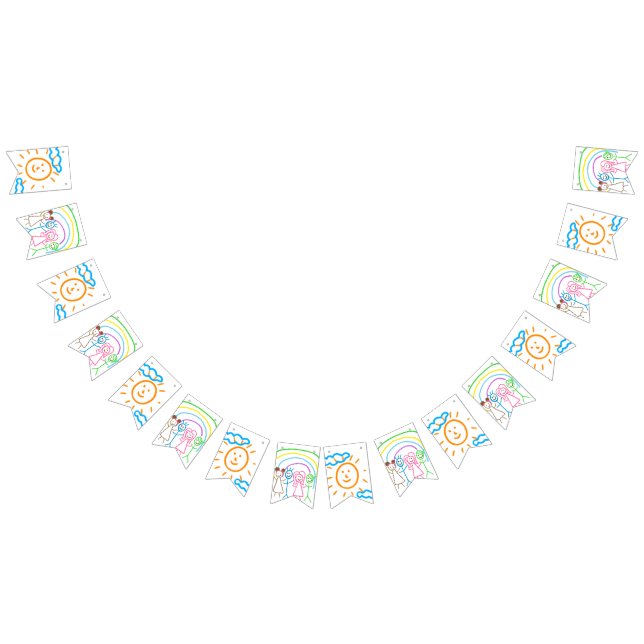 Bandeirinha Carregar Crianças de Desenho Transformando Trabalh (Todos)