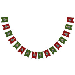 Bandeirinha Carregar imagem da família em uma forma de árvore 