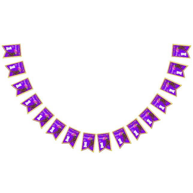 Bandeirinha Cartão de aniversário de criança bonitinho de pé g (Todos)