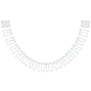 Bandeirinha Cartaz de Aniversário do Transporte