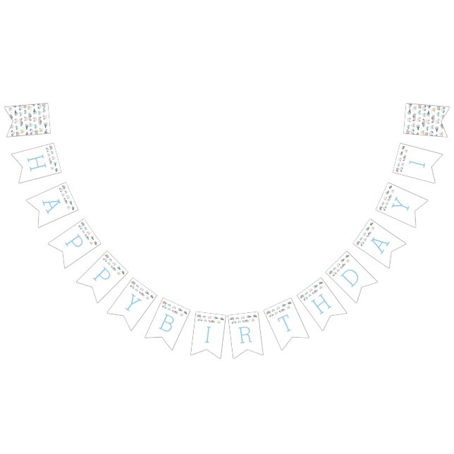 Bandeirinha Cartaz de Aniversário do Transporte (Todos)