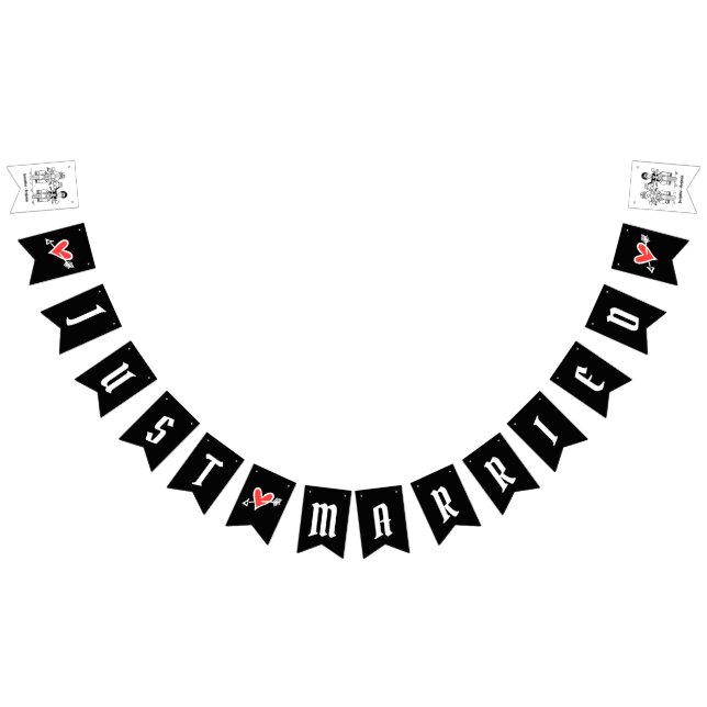 Bandeirinha Casamento de Casal Biker Personalizado (Todos)