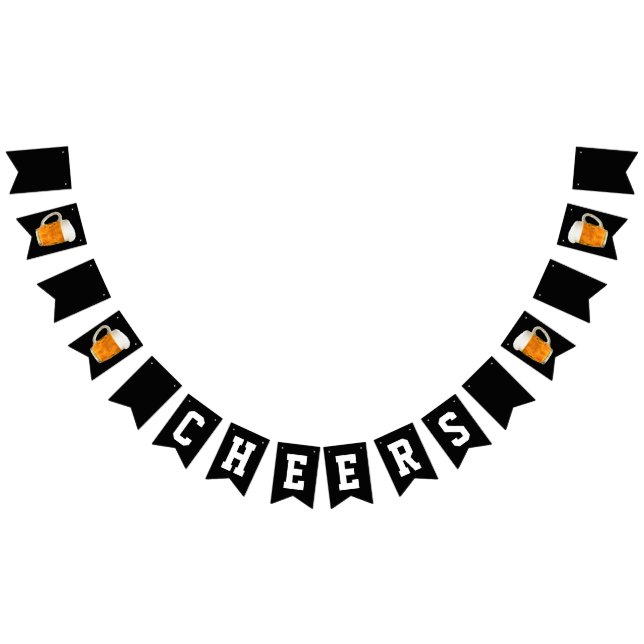 Bandeirinha Casamento de solteiro Cerveja Anima Preto (Todos)