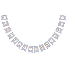 Bandeirinha Casamento Elegante Moderno e Floral Dourado da Lav