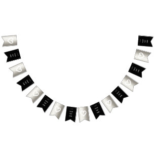 Bandeirinha Casamento natural minimalista orgânico prata EDITÁ