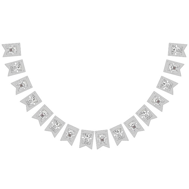 Bandeirinha Casamento Russo do País do Trator Personalizado (Todos)