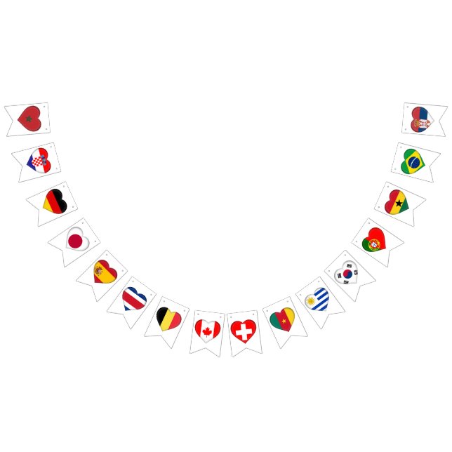 Bandeirinha Catar Tournament Country Flags Group E,F,G,H, (Todos)