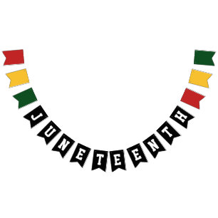 Bandeirinha Celebração da História Negra da Liberdade em 1865