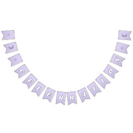 Bandeirinha Celebração - Lavanda Roxa - Letra Funk Roxa