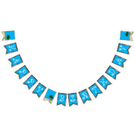 Bandeirinha Celebrações da Felicidade do Oceano