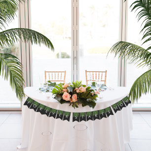 Bandeirinha Céu Noturno Tropical de Palmeiras Começa Agora Par