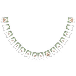 Bandeirinha Chá de fraldas de animais de floresta de corte bem