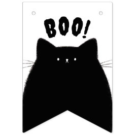 Bandeirinha Chá de fraldas de Boo Halloween