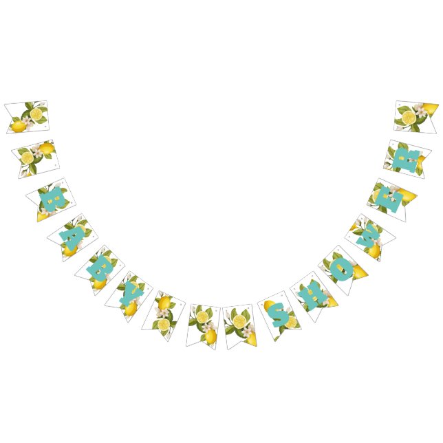 Bandeirinha Chá de fraldas de limão de citrinos modernos (Todos)