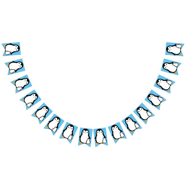 Bandeirinha Chá de fraldas de pinguim (Todos)