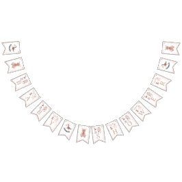 Bandeirinha Chá de fraldas Está Frio Fora da Banner Neutro de