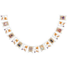 Bandeirinha Chá de fraldas Halloween Um pequeno Boo