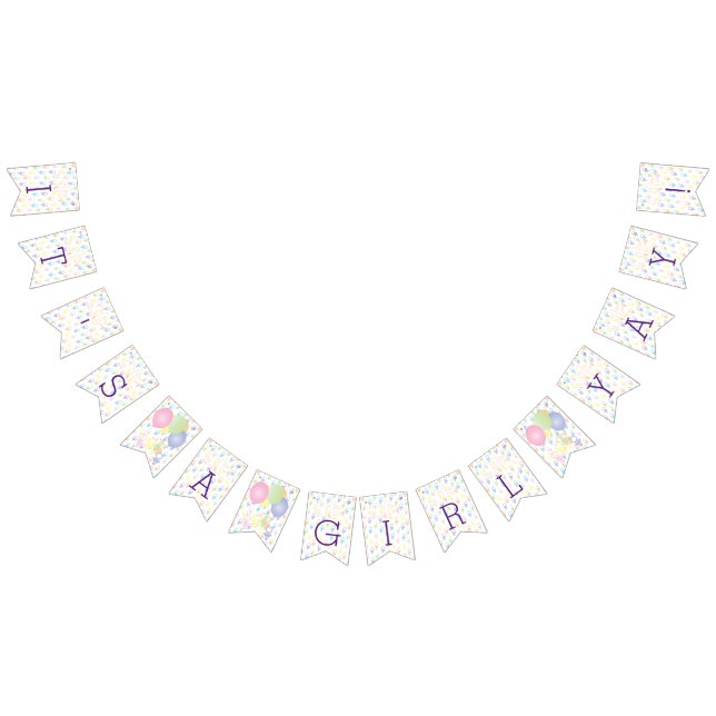 Bandeirinha Chá de fraldas Paci Bunny, faixa de Swallowtail (Todos)