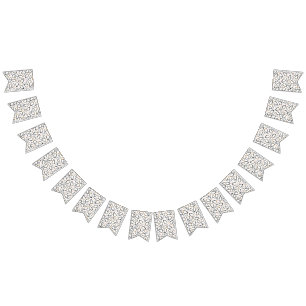 Bandeirinha Chá de fraldas Pinguim Rosa