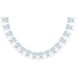 Bandeirinha Chá de fraldas "Snips and Snails", faixa de Swallo