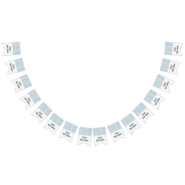 Bandeirinha Chá de fraldas "Snips and Snails", faixa de Swallo (Todos)