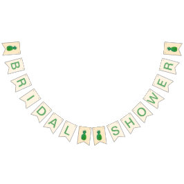 Bandeirinha Chá de Noiva Aloha Tropical