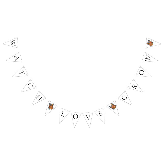 Bandeirinha Chá de panela de Borboleta Elegante (Todos)