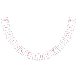 Bandeirinha Chá de panela do Casando rosa