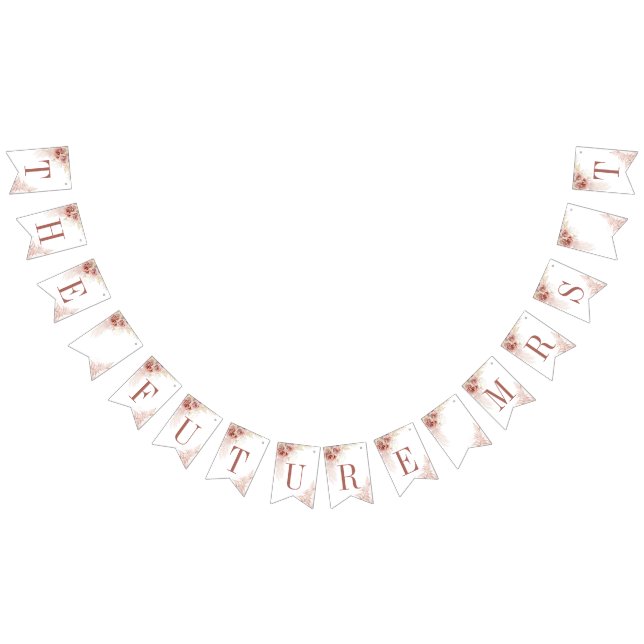 Bandeirinha Chá de panela Pampas Grass Boho Chic Terracotta (Todos)