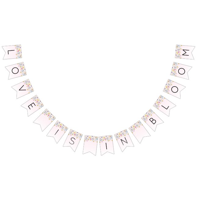 Bandeirinha Chá de panela rosa embebido elegante (Todos)