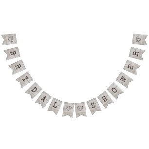 Bandeirinha Chá de panela Rústico de Birch da Sweethearts