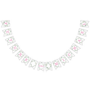 Bandeirinha Chá de panela Verde Eucalyptus Botânico Personaliz