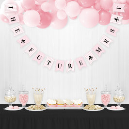 Bandeirinha Chic Rosa Parisiense Listra Futuro Casamento Senho