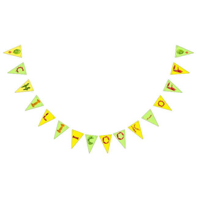 Bandeirinha Chili Cook off Chili Pepper Hot and Spicy (Todos)