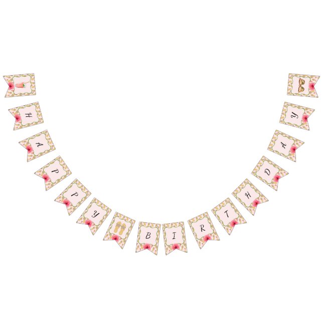 Bandeirinha Chinelos E Limonada Parabéns (Todos)