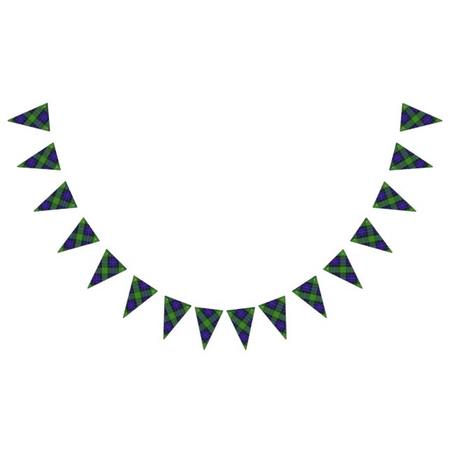 Bandeirinha Clã Gunn Tartan, escocês (Todos)