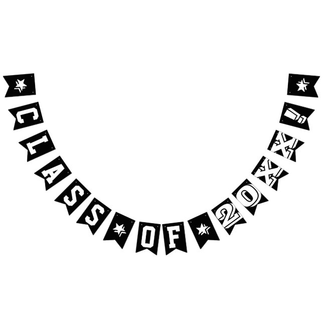 BANDEIRINHA CLASSE DE GRADUAÇÃO PERSONALIZADA DO SINAL DO ANO, (Todos)