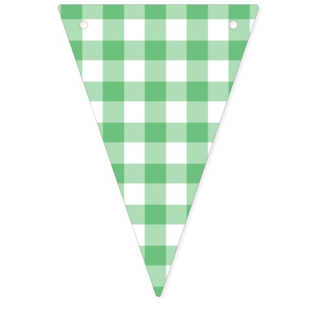 Bandeirinha Clássico Gingham Summer Green (Primeira Bandeira)