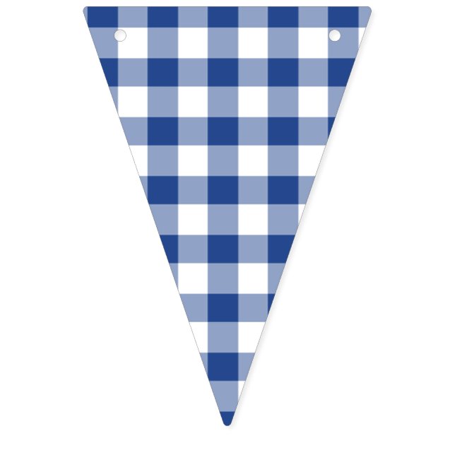 Bandeirinha Clássico Gingham True Blue (Primeira Bandeira)