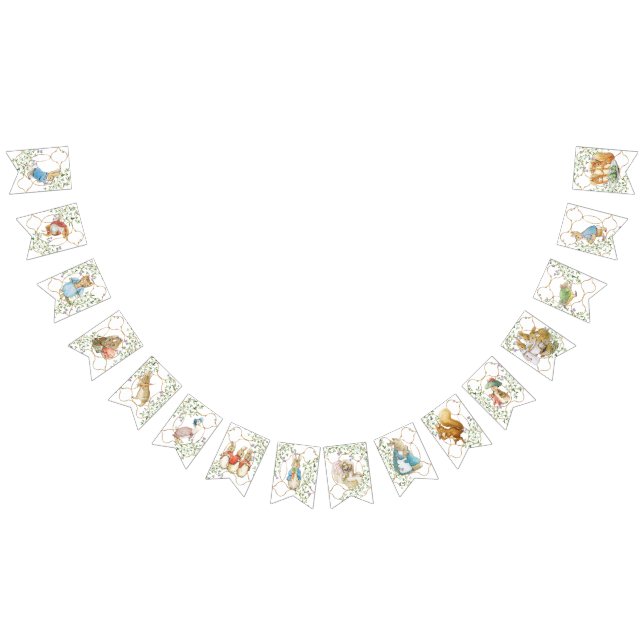 Bandeirinha Clássico Peter, o Chá de fraldas do Coelho (Todos)